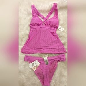 Jessica Simpson swim Pink Tankini NWT